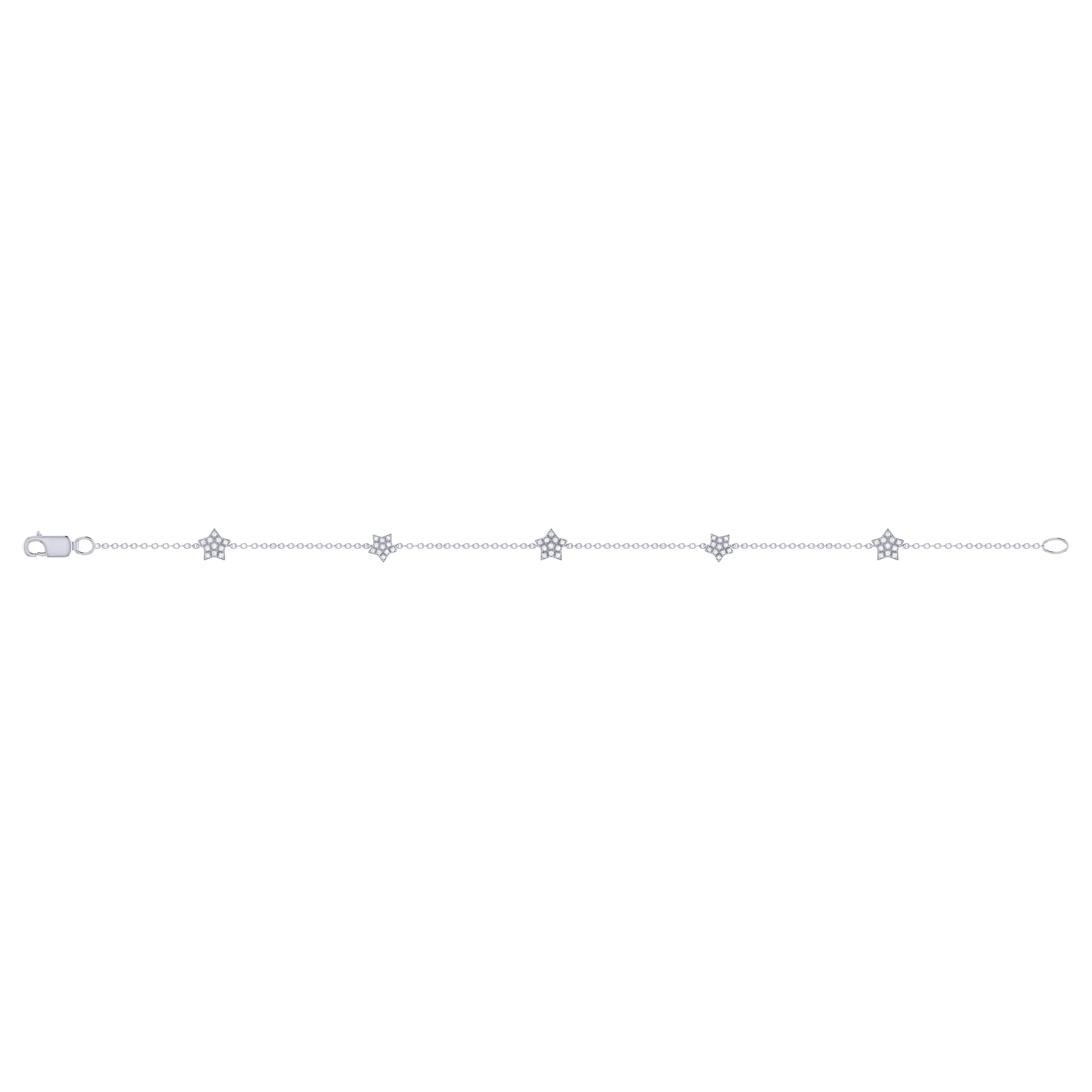 Starkissed Diamond Bracelet in Sterling Silver