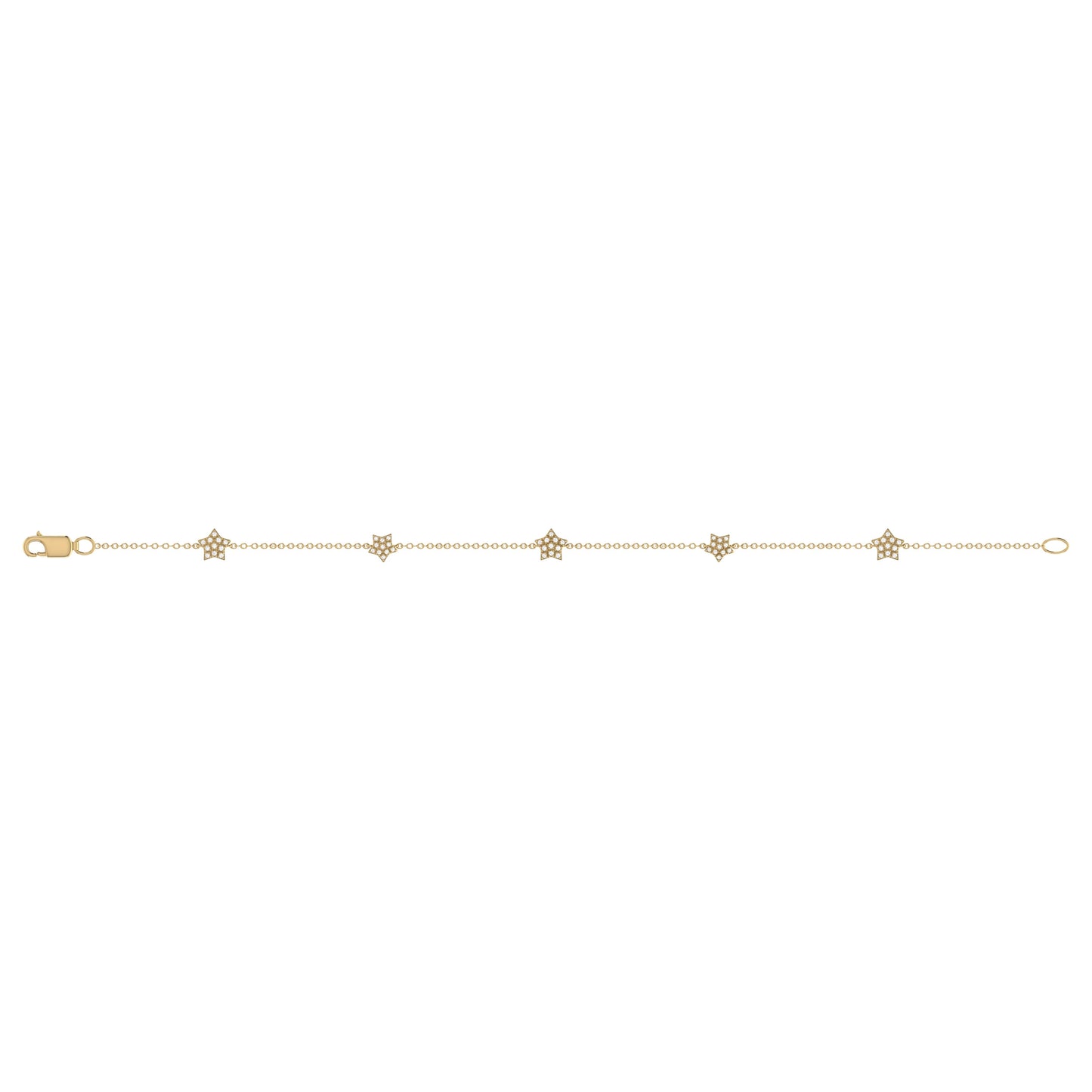 Starkissed Diamond Bracelet in 14K Yellow Gold Vermeil on Sterling