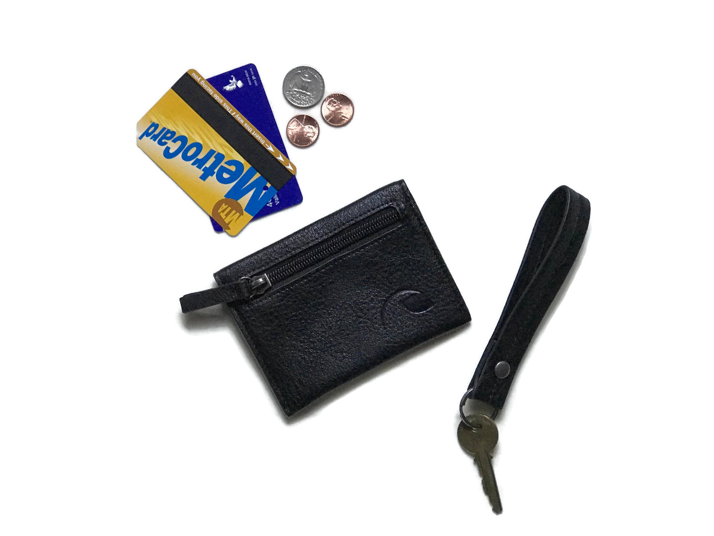 Coin Purse + Key Fob Gift Set in vegan leather
